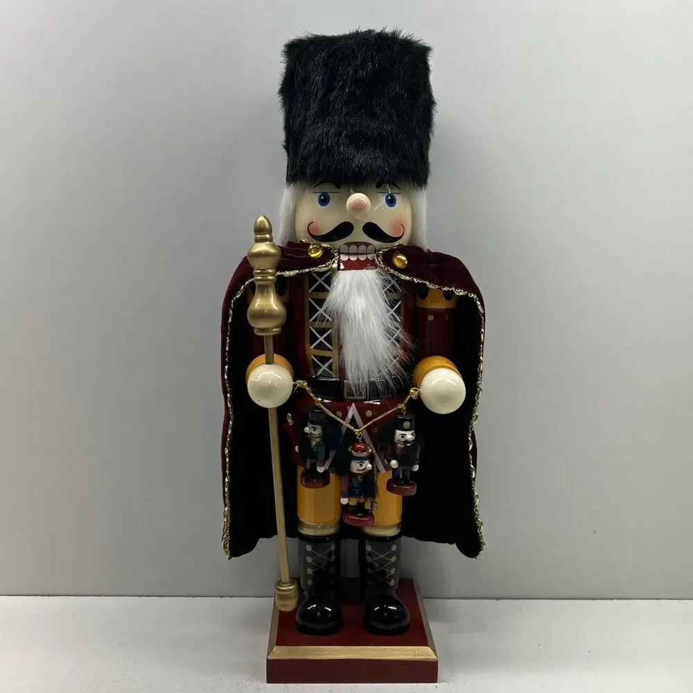 Bundle Of 2 Kirkland Signature Wooden 19” Nutcrackers With‎ Boxes